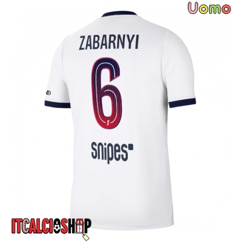Paris Saint-Germain Ilya Zabarnyi #6 Seconda Maglia 2026-27 Manica Corta